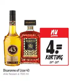 Jumbo Disaronno of Licor 43 aanbieding