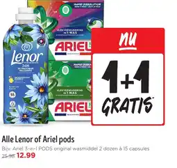 Jumbo Alle Lenor of Ariel pods aanbieding