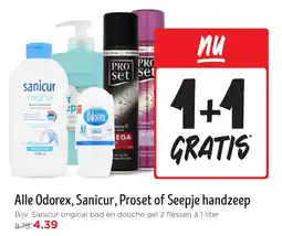 Jumbo Alle Odorex, Sanicur, Proset of Seepje handzeep aanbieding