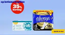 Bol.com op intieme hygiëne aanbieding