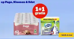 Bol.com op Page, Kleenex & Edet aanbieding