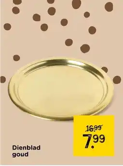 Xenos Dienblad goud aanbieding