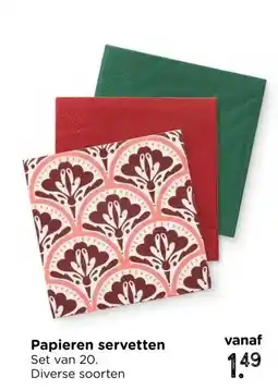 Xenos Papieren servetten aanbieding