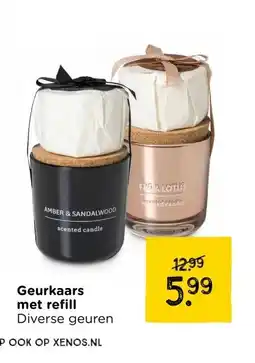 Xenos Geurkaars met refill aanbieding