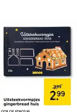 Xenos Uitsteekvormpjes gingerbread huis aanbieding