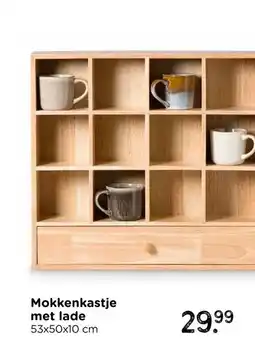 Xenos Mokkenkastje met lade aanbieding