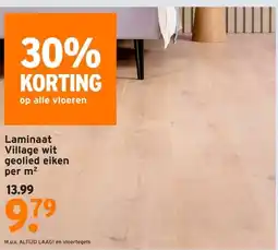 GAMMA Laminaat Village wit geolied eiken aanbieding