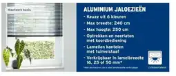 GAMMA ALUMINIUM JALOEZIEËN aanbieding