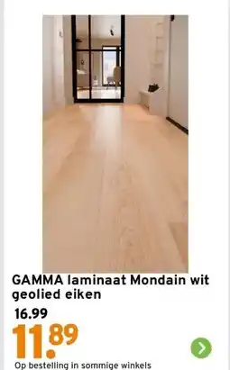 GAMMA GAMMA laminaat Mondain wit geolied eiken aanbieding