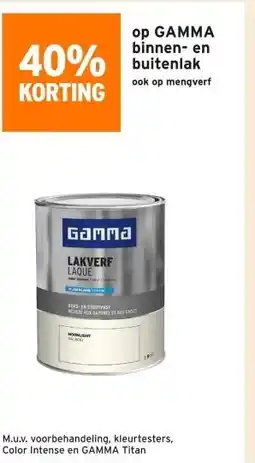 GAMMA op GAMMA binnen- en buitenlak aanbieding