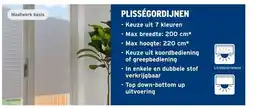 GAMMA PLISSÉGORDIJNEN aanbieding