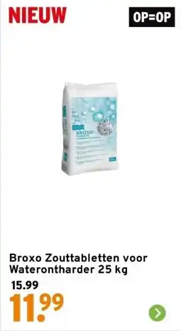 GAMMA Broxo Zouttabletten voor Waterontharder 25 kg aanbieding