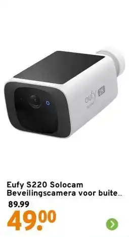 GAMMA Eufy S220 Solocam Beveilingscamera voor buiten met Zonnepaneel aanbieding