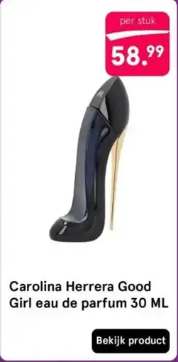 Etos Carolina Herrera Good Girl eau de parfum aanbieding
