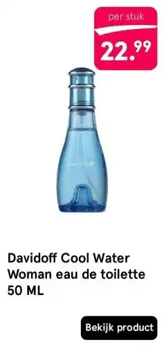 Etos Davidoff Cool Water Woman aanbieding