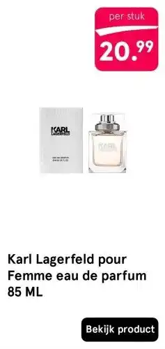Etos Karl Lagerfeld pour Femme aanbieding