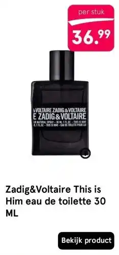 Etos Zadig&Voltaire This is Him aanbieding