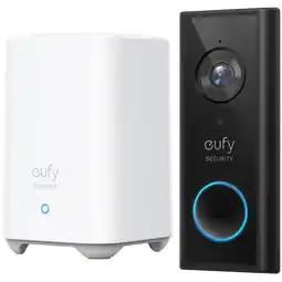 Expert Eufy Video Doorbell 2K + HomeBase 2 Zwart aanbieding