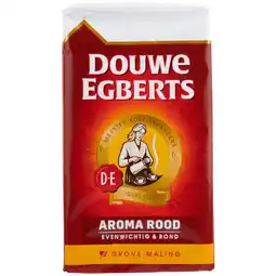 Dekamarkt Douwe Egberts Aroma Rood filterkoffie grove maling aanbieding
