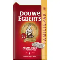Dekamarkt Douwe Egberts Aroma Rood koffiepads familiepak aanbieding