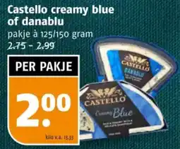Poiesz Castello creamy blue of danablu aanbieding