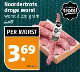 Poiesz Noordertrots droge worst aanbieding