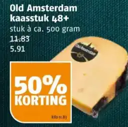 Poiesz Old Amsterdam kaasstuk 48+ aanbieding