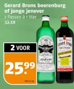 Poiesz Gerard Brons beerenburg of jonge jenever aanbieding