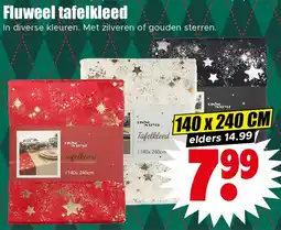 Dirk Fluweel tafelkleed aanbieding