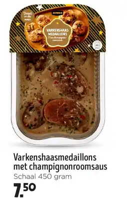Jumbo Varkenshaasmedaillons met champignonroomsaus aanbieding
