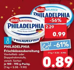 Kaufland DE Philadelphia Frischkäsezubereitung aanbieding