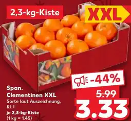Kaufland DE Span. Clementinen XXL aanbieding