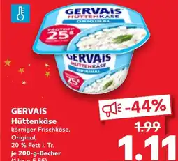 Kaufland DE Gervais Hüttenkäse aanbieding