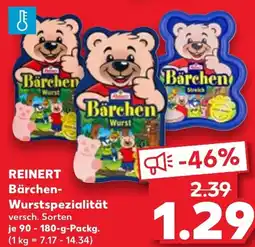 Kaufland DE Reinert Bärchen Wurstspezialität aanbieding