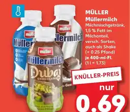 Kaufland DE Müller Müllermilch aanbieding