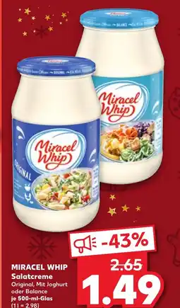 Kaufland DE Miracel Whip aanbieding
