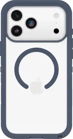 Coolblue Otterbox Defender Pro XT iPhone 17 Pro Max Back Cover MagSafe Magneet Transparant Blauw aanbieding