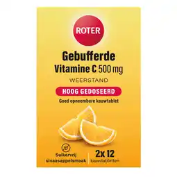 De Online Drogist Roter Gebufferde Vitamine C 500mg Kauwtabletten aanbieding