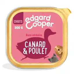 Zooplus 18x300g Edgard & Cooper Puppy graanvrij eend, kip - Hondenvoer aanbieding