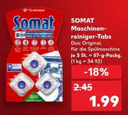 Kaufland DE Somat Maschinenreiniger Tabs aanbieding