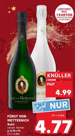 Kaufland DE Fürst von metternich sekt aanbieding