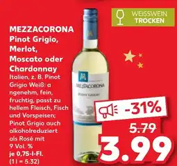 Kaufland DE Mezzacorona Pinot Grigio, Merlot, Moscato oder aanbieding