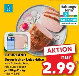 Kaufland DE K-Purland Bayerischer Leberkäse aanbieding