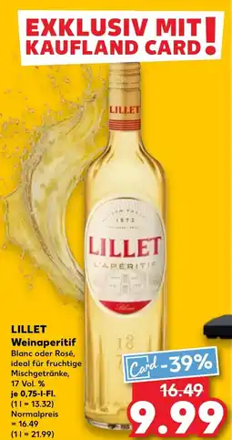 Kaufland DE Lillet Weinaperitif aanbieding