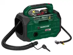 Lidl PARKSIDE Accu-compressor en -luchtpomp 20 V met accu en lader aanbieding