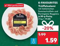 Kaufland DE K-favourites Trüffelsalami aanbieding