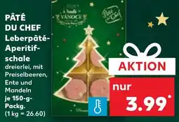 Kaufland DE Pâté du chef leberpâté aperitifschale aanbieding