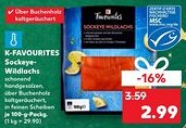 Kaufland DE K-favourites Sockeye Wildlachs aanbieding