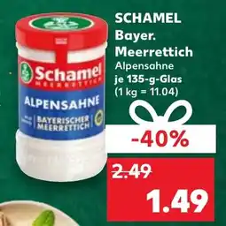 Kaufland DE Schamel Bayer. Meerrettich aanbieding