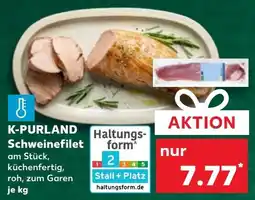 Kaufland DE K-purland Schweinefilet aanbieding